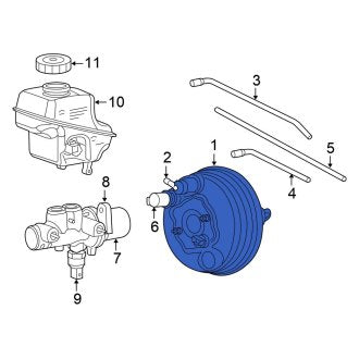 New OEM Power Brake Booster Fits, 2007 Chrysler 300 - Part # 5189172AA