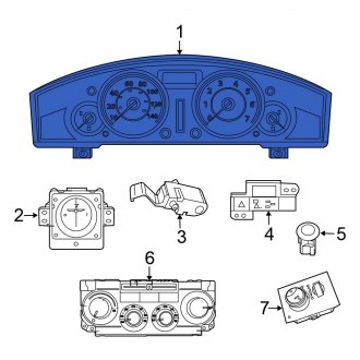 New OEM Instrument Cluster Fits, 2008 Chrysler 300 - Part # 5172105AG