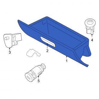 New OEM Front Glove Box Fits, 2006-2007 Chrysler 300 - Part # XW23XDBAC