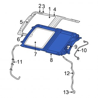 New OEM Sunroof Control Module Fits, 2005-2006 Chrysler 300 - Part # 5137555AB