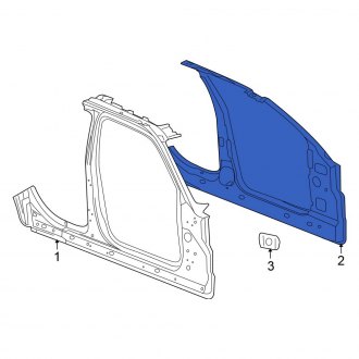 New OEM Right Inner Uniside Fits, 2005 Chrysler 300 - Part # 5135900AE