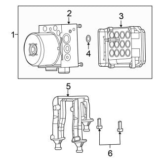 New OEM ABS Hydraulic Assembly Fits, 2011-2013 Chrysler 300 - Part # 68089525AA