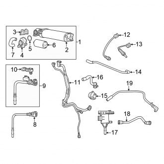 New OEM Vapor Canister Fits, 2020-2023 Chrysler 300 - Part # 68401344AF