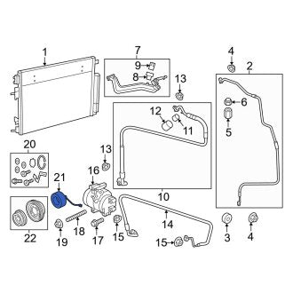 New OEM A/C Compressor Clutch Coil Fits, 2014-2023 Chrysler 300 - Part # 68232389AD