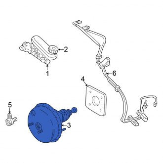 New OEM Power Brake Booster Fits, 1999-2003 Chrysler 300M - Part # 4779072AE