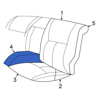 New OEM Seat Armrest Fits, 1999 Chrysler 300M - Part # TB871K9AA