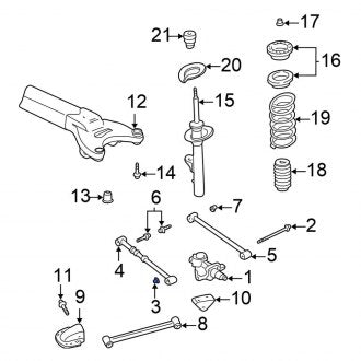 New OEM Genuine Isuzu, Left Radiator Support Bracket - Part # 8972081150