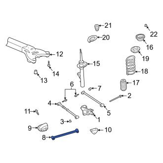 New OEM Rear Suspension Trailing Arm Fits, 1998-2004 Dodge Intrepid - Part # 4782274AB