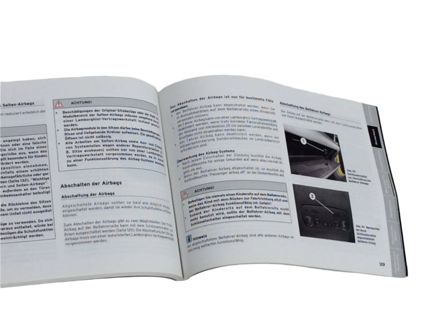 New OEM 2005 Lamborghini Gallardo Owners Manual German Euro Spec