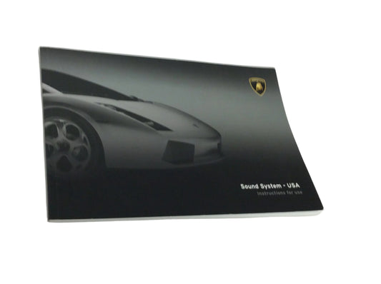 New OEM 2004 Lamborghini Gallardo Infotainment Manual Handbook English USA Spec