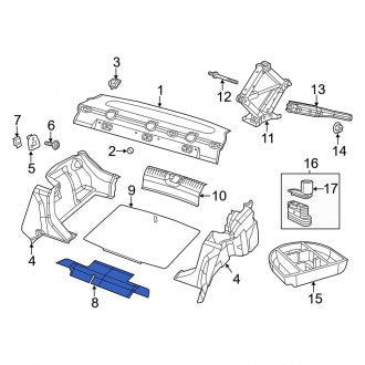 New OEM Rear Floor Carpet Fits, 2013-2014 Dodge Dart - Part # 1SW35LA8AE