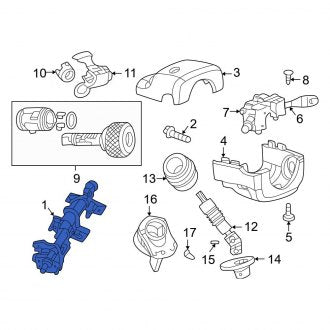 New OEM Steering Column Fits, 2000 Plymouth Neon - Part # 4690520AB