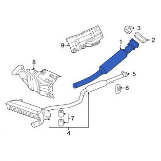 New OEM Catalytic Converter Fits, 2011-2014 Chrysler 200 - Part # 68066089AD