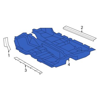 New OEM Floor Carpet Fits, 2014 Chrysler 200 - Part # XS06DX9AI