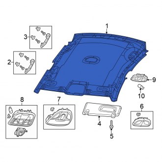 New OEM Headliner Fits, 2015-2017 Chrysler 200 - Part # 5VE80DX9AC