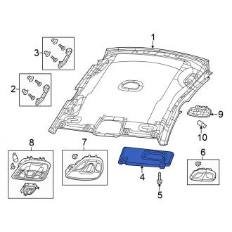 New OEM Genuine Isuzu, Center Left Door Molding - Part # 8972912111