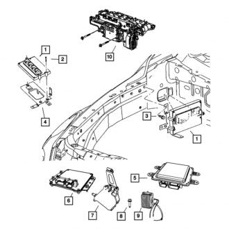 New OEM Engine Control Module (RL150395AE) Fits, 2009 Chrysler Aspen - Part # RL150395AE