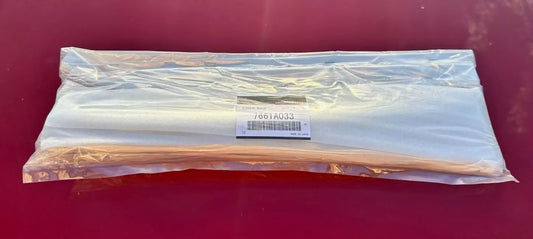 New OEM 2007-2009 Mitsubishi Outlander Silver Roof Rack Rail Front Cover Left, Part # 7661A033