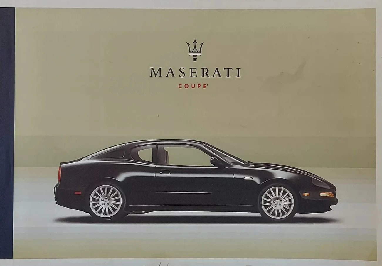 New OEM 2002 Maserati Coupe Spanish Factory Owners Handbook Manual 920000651