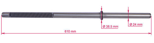 New OEM 2002-2006 Mitsubishi Lancer Rack and Pinion Rod, Part # MR589006