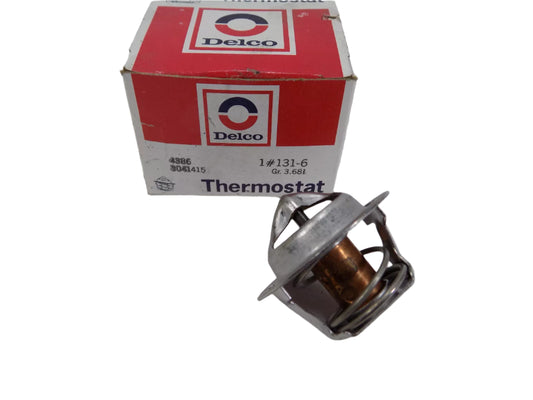 New OEM GM Engine Coolant Thermostat Delco # 131-6, Part # 3041415