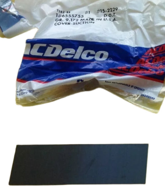 New OEM 1960 's GM Chevy A/C Pump Cover Delco # 15-2229, Part # 6555755