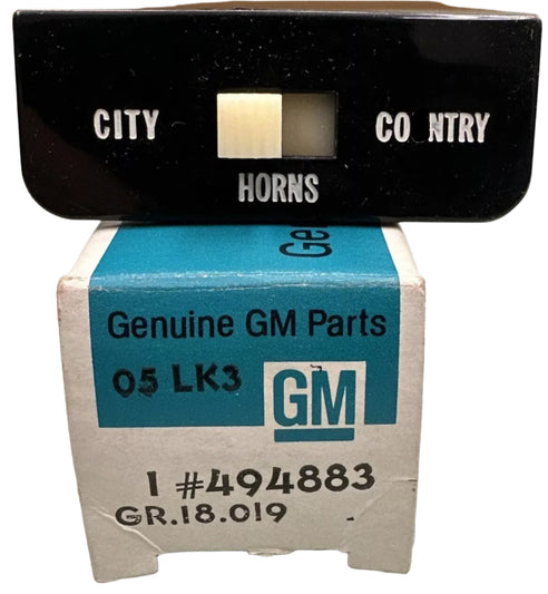 New OEM 1974-1975 Blazer, Jimmy Country Town Horn Switch, Part # 494883