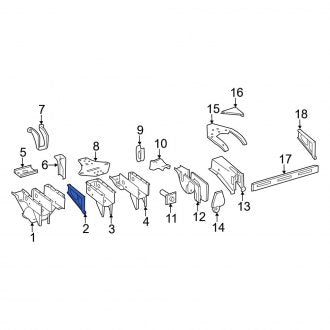 New OEM Chassis Frame Reinforcement Fits, 2007 Dodge Sprinter - Part # 68013725AA