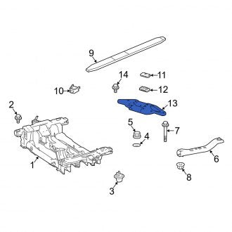 New OEM Front Right Leaf Spring Plate Fits, 2007-2009 Dodge Sprinter - Part # 68012192AA