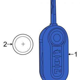 New OEM Keyless Entry Transmitter Fits, 2014-2021 Ram ProMaster - Part # 7MR44JXWCP