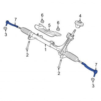 New OEM Right Outer Steering Tie Rod End Fits, 2022-2024 Ram ProMaster - Part # 68603469AA