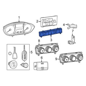 New OEM Combination Switch Fits, 2022-2023 Ram ProMaster - Part # 7DP25JXWAB