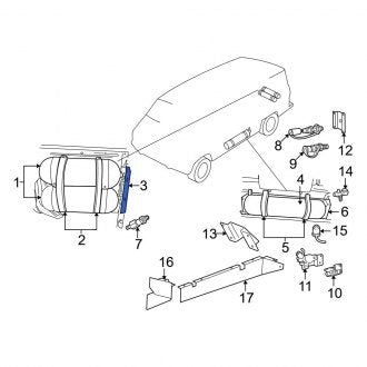 New OEM Fuel Tank Shield Fits, 1994 Dodge B-Series - Part # 52127554