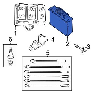 New OEM Engine Control Module (R5127668AA) Fits, 2001 Chrysler Town and Country - Part # R5127668AA