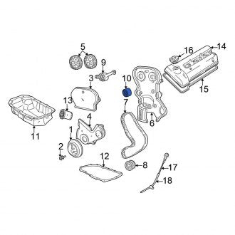 New OEM Engine Timing Belt Idler Fits, 1997, 2000 Chrysler Cirrus - Part # 5083726AB