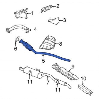 New OEM Catalytic Converter Fits, 2003 Chrysler Town and Country - Part # 4881138AH