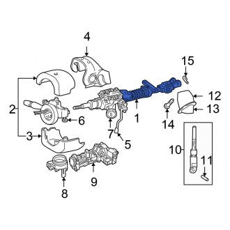 New OEM Steering Column Fits, 2002-2004 Chrysler Town and Country - Part # 4680500AF