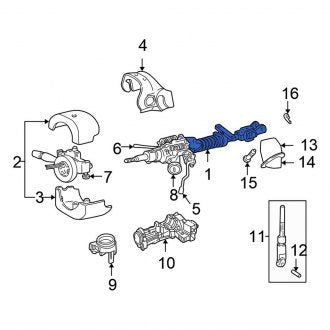 New OEM Steering Column Fits, 2001 Chrysler Town and Country - Part # 4680500AA