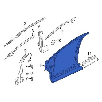 New OEM Left Uniside Fits, 2001-2007 Chrysler Town and Country - Part # 5018519AC