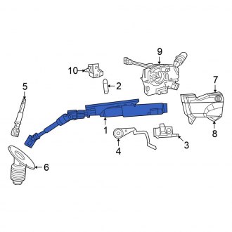 New OEM Steering Column Fits, 2008-2010 Chrysler Town and Country - Part # 5057900AD