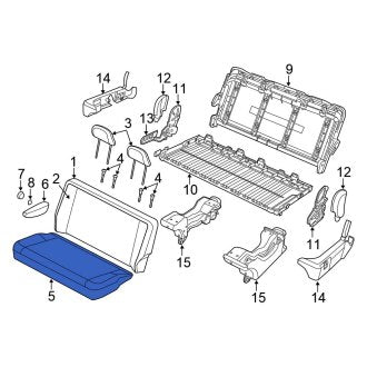 New OEM Front Seat Cover Fits, 2010 Chrysler Town and Country - Part # 1RN051S3AA