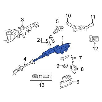 New OEM Steering Column Fits, 2007-2011 Dodge Nitro - Part # 5057349AF