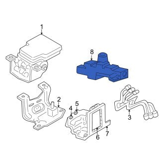 New OEM ABS Modulator Valve Fits, 2001 Dodge Dakota - Part # 5015425AA