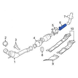 New OEM Exhaust Pipe Fits, 2010 Dodge Ram - Part # 68049951AA