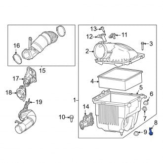 New OEM Genuine Dodge, Air Filter Housing Bolt - Part # 6508533AA