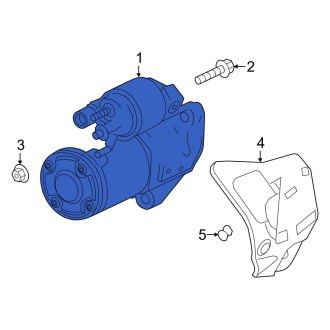 New OEM Starter Motor Fits, 2021-2024 Dodge Ram - Part # R6029722AA