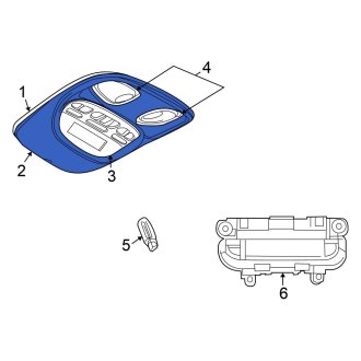 New OEM Center Console Fits, 2007-2009 Chrysler Aspen - Part # 1GL821D1AC