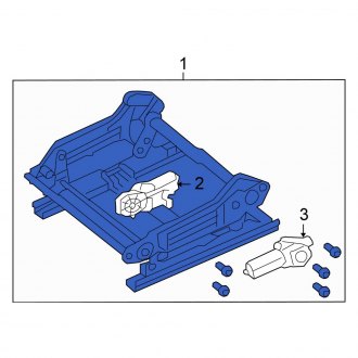 New OEM Front Left Seat Adjuster Fits, 2009 Chrysler 300 - Part # 5138981AA