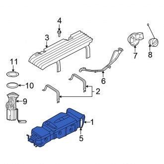 New OEM Fuel Tank Fits, 2007 Chrysler Aspen - Part # 68019617AF