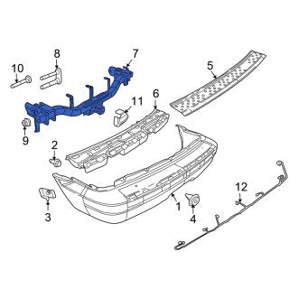 New OEM Rear Trailer Hitch Fits, 2009 Chrysler Aspen - Part # 55364675AE